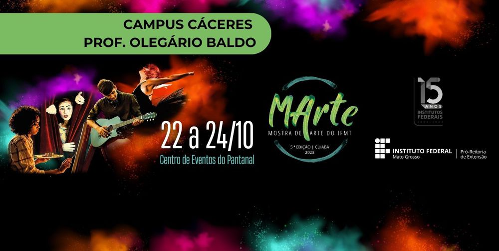 IFMT Campus Cáceres apresenta Banda Musical, Fanfarra e Teatro na V MArte