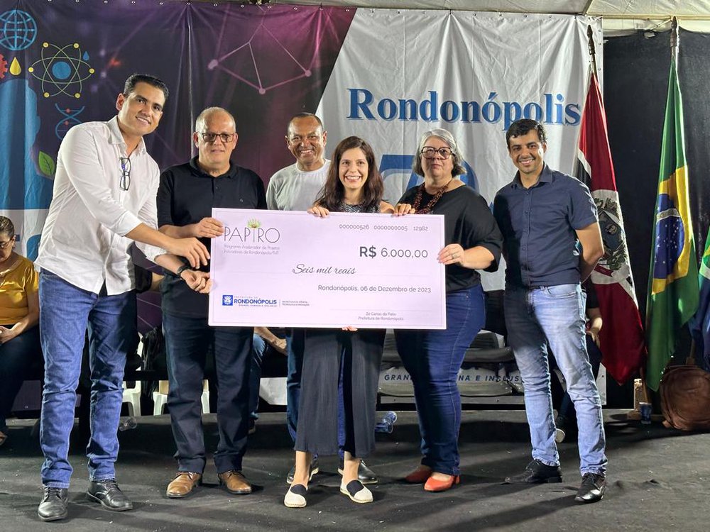 IFMT Rondonópolis participa da 5ª Feciti e recebe premiação de R$ 6 mil por projeto destaque